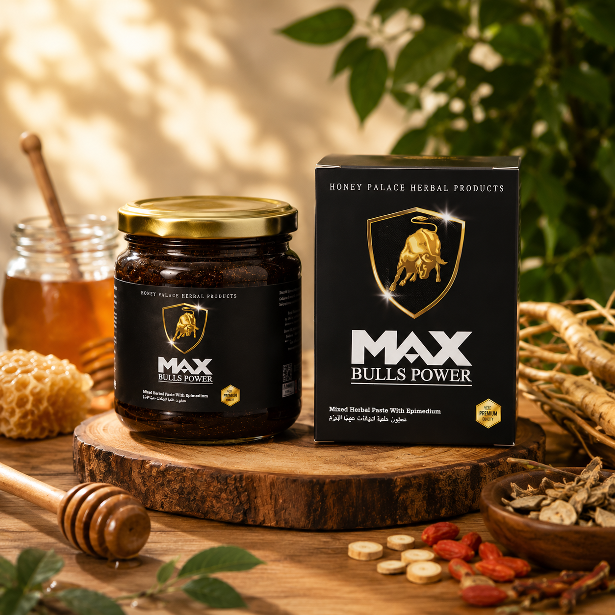 Original Max Bulls Power Macun 240g | Turkish Herbal Mixed Paste with Epimedium | Apki Dukaan